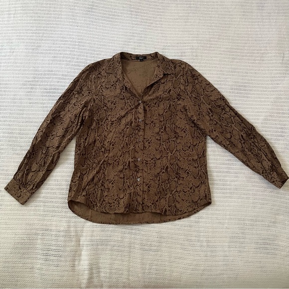 Rails Noemi Top in Brown Snakeskin - Picture 5 of 13